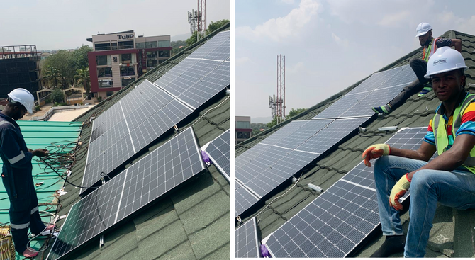 Solar Grid Installation at Seyi Vodi, Wuse 2, FCT-Abuja