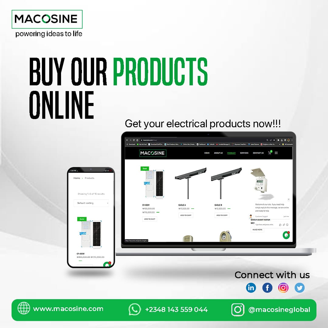 New: Macosine Online payment option now available!!!